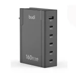 شارژر دیواری 160W GaN بودی PD و فست دارای سری یونیورسال با 6 پورت مدل AC350 با گارانتی 18 ماهه (6 ماه تعویض)